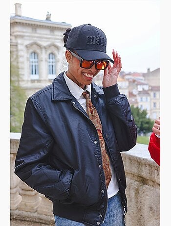 Blouson dragon fighter navy redskins