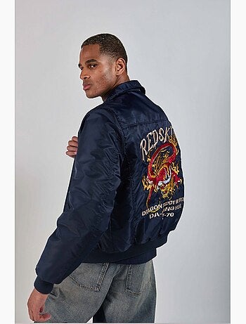 Blouson dragon fighter navy redskins