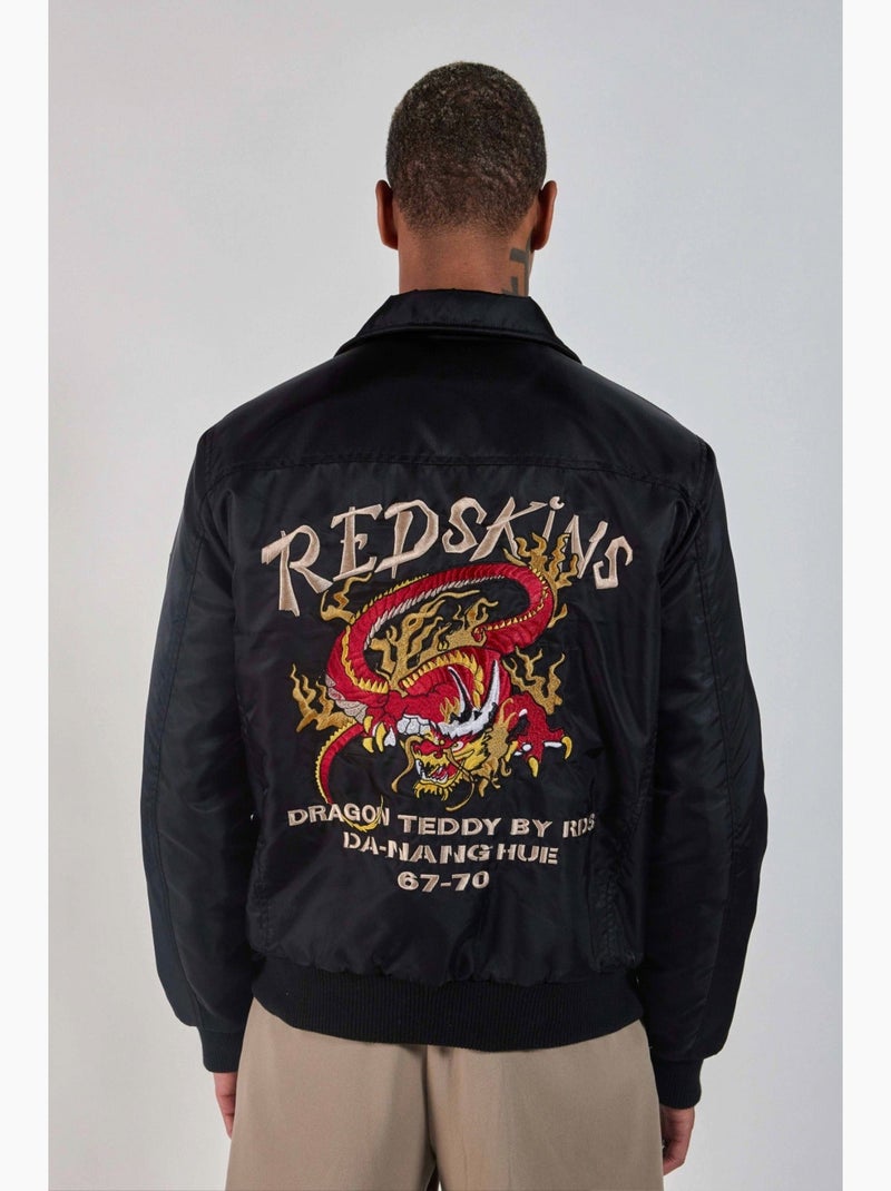Blouson Dragon Fighter  Redskins Noir - Kiabi