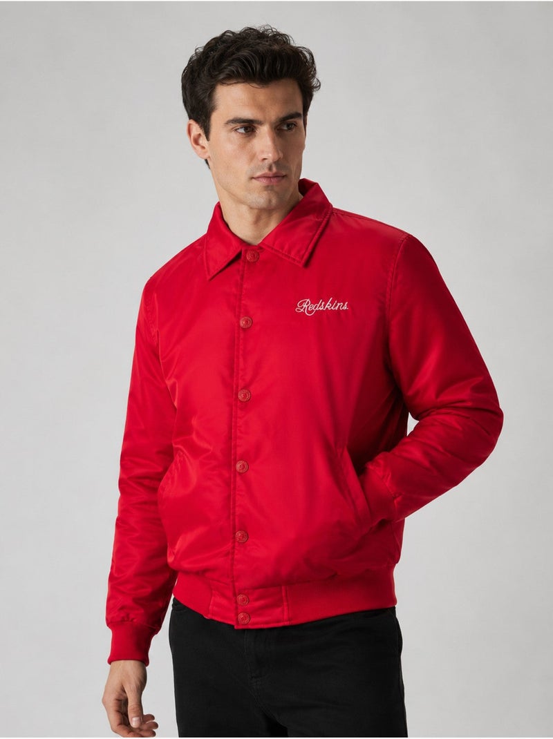 Blouson Dragon Fighter  Redskins Rouge - Kiabi