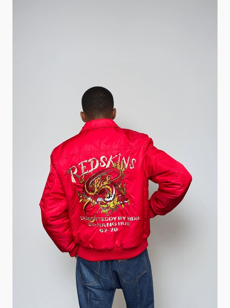 Blouson Dragon Fighter  Redskins Rouge - Kiabi