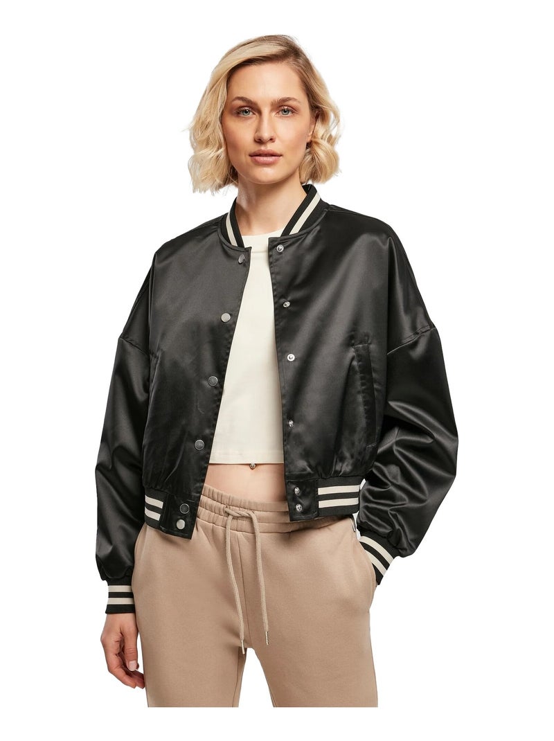 Blouson d'université - urban classics Noir - Kiabi