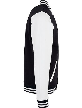 Blouson d'université motif/style contrasté basic - build your brand