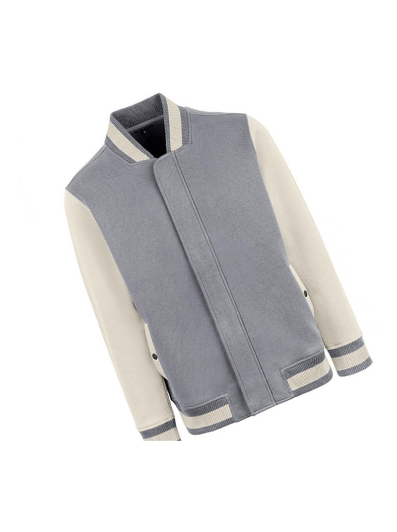 Blouson d'université premium - hrm Gris Beige - Kiabi