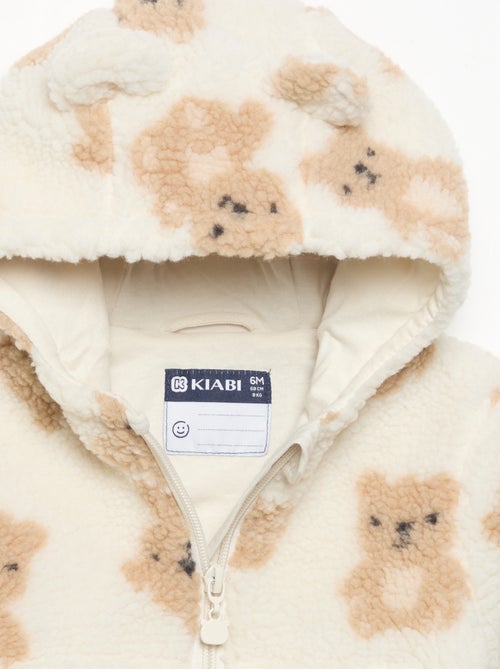Blouson effet moutonné - Kiabi Blouson effet moutonné - Kiabi