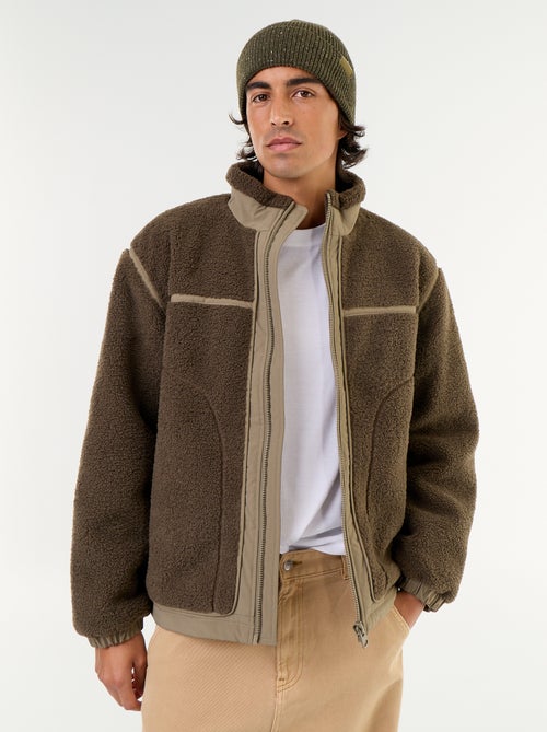 Blouson effet moutonné - Kiabi