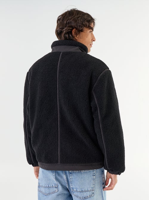 Blouson effet moutonné - Kiabi Blouson effet moutonné - Kiabi