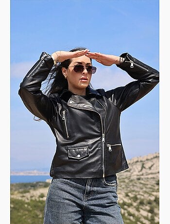 Blouson En Cuir Alicia Tokyo Redskins