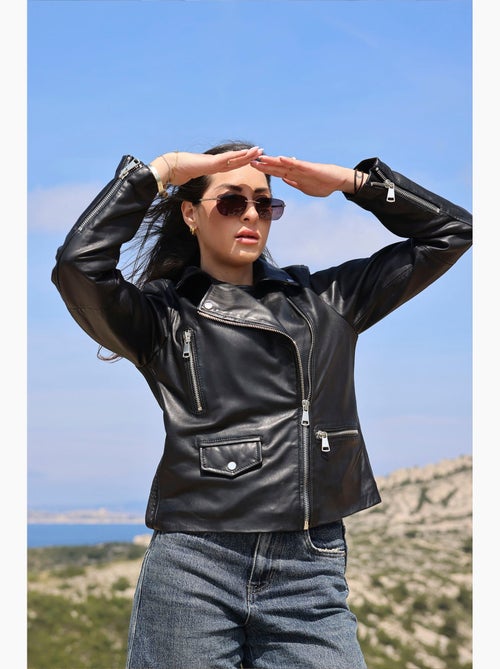 Blouson En Cuir Alicia Tokyo  Redskins - Kiabi