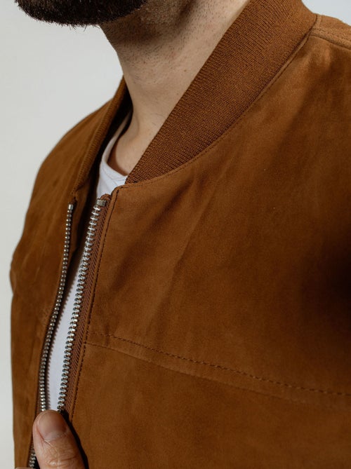 Blouson En Cuir Bower 3 African  Redskins - Kiabi