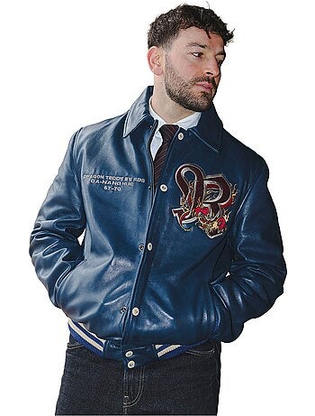 Blouson En Cuir Bruce Legend Redskins