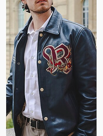 Blouson En Cuir Bruce Legend Redskins