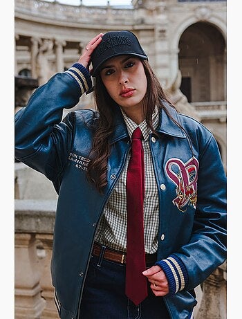 Blouson En Cuir Bruce Legend Redskins