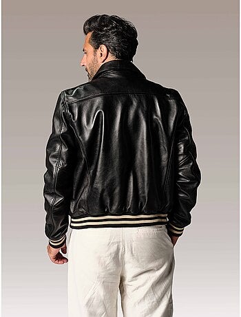 Blouson En Cuir Bruce Legend Redskins