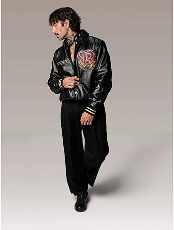 Blouson En Cuir Bruce Legend Redskins