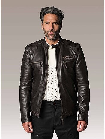 Blouson En Cuir Bullit Legend Redskins