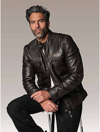 Blouson En Cuir Bullit Legend Redskins