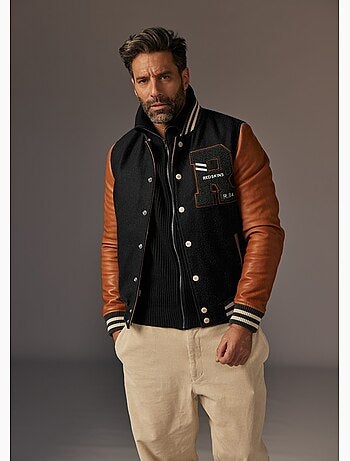 Blouson En Cuir Cambridge School Redskins