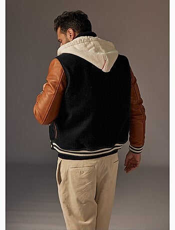 Blouson En Cuir Cambridge School Redskins