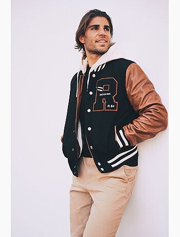 Blouson En Cuir Cambridge School Redskins