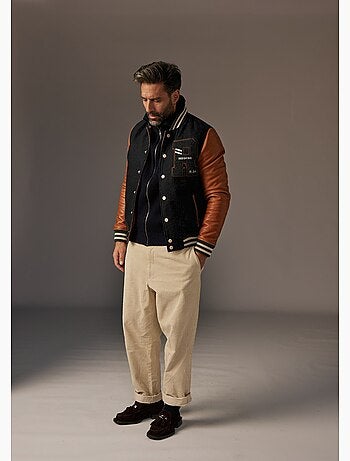 Blouson En Cuir Cambridge School Redskins