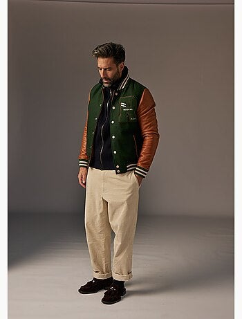 Blouson En Cuir Cambridge School Redskins