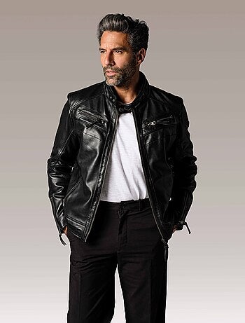 Blouson En Cuir Drake Holster Redskins