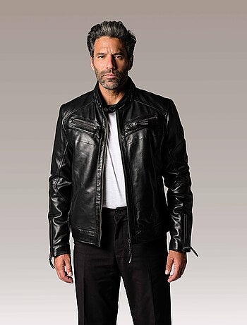 Blouson En Cuir Drake Holster Redskins