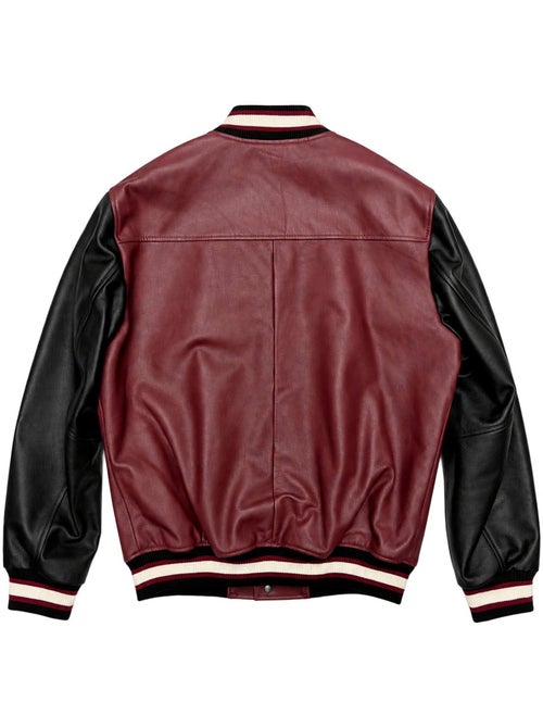Blouson en cuir football cohiba bordeaux redskins - Kiabi Blouson en cuir football cohiba bordeaux redskins - Kiabi