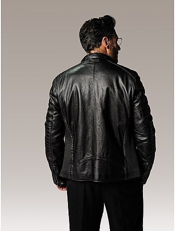 Blouson en cuir formula stone redskins