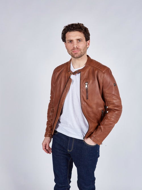 Blouson En Cuir  Formula Stown Redskins - Kiabi