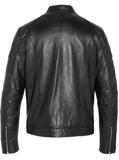 Blouson en cuir Homme Schott Blouson - Kiabi Blouson en cuir Homme Schott Blouson - Kiabi
