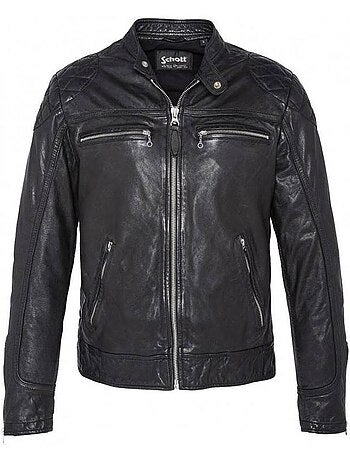 Blouson en Cuir Homme Schott LCSPYDER25