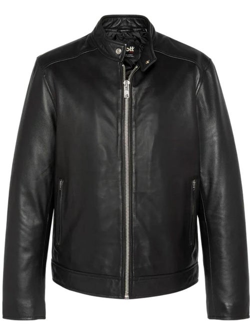 Blouson en Cuir Homme Schott - Kiabi