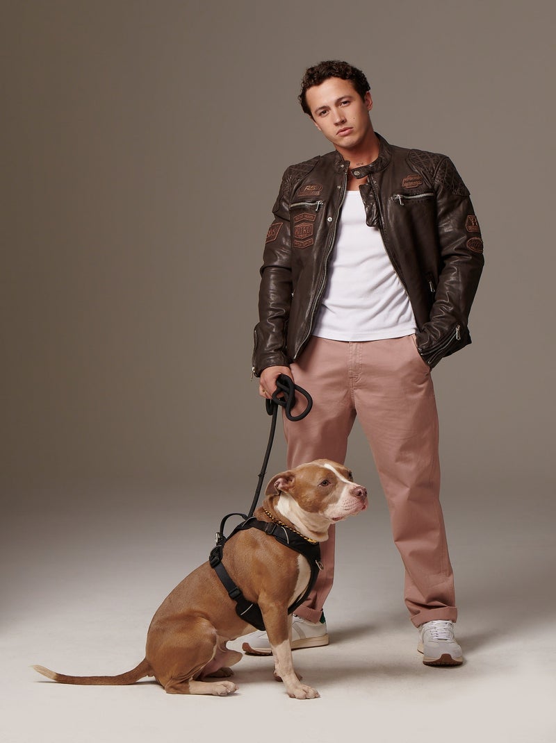 Blouson En Cuir  Nitro Barcelona Redskins Marron - Kiabi