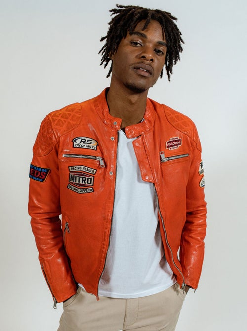 Blouson En Cuir  Nitro Barcelona Redskins - Kiabi