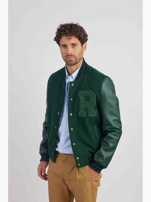 Blouson En Cuir  Oxford Hatch Redskins - Kiabi