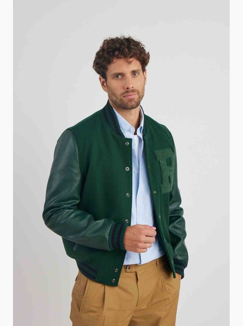 Blouson En Cuir  Oxford Hatch Redskins - Kiabi