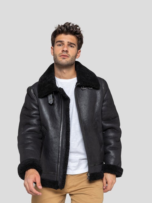 Blouson En Cuir  Reagan Queenstown Redskins - Kiabi