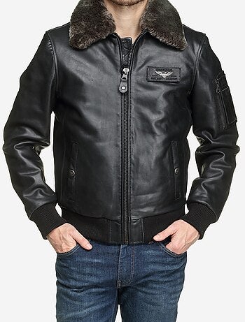 Blouson en cuir Redskins en cuir