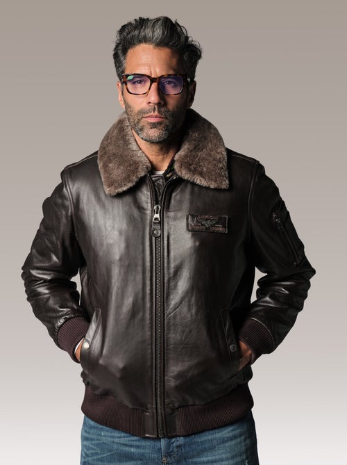 Blouson En Cuir  Texaco Fender Redskins - Kiabi