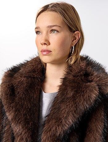 Blouson en fausse fourrure