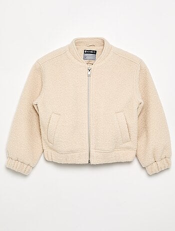 Blouson en faux lainage