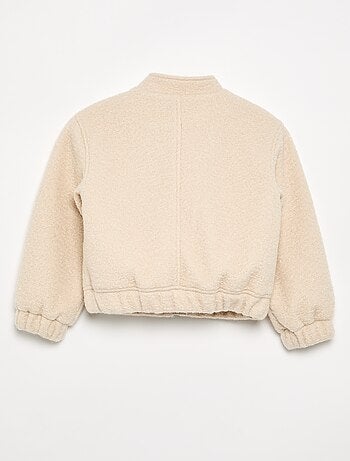 Blouson en faux lainage