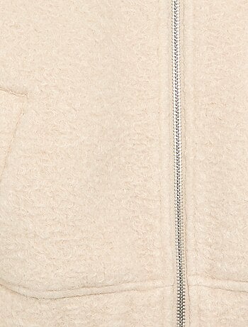 Blouson en faux lainage