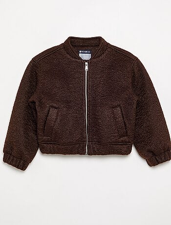 Blouson en faux lainage