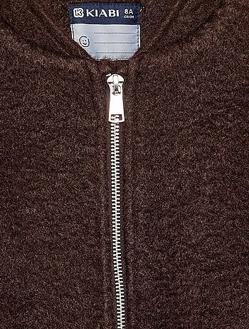 Blouson en faux lainage