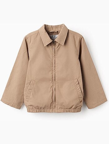 Blouson en sergé de coton avec poches