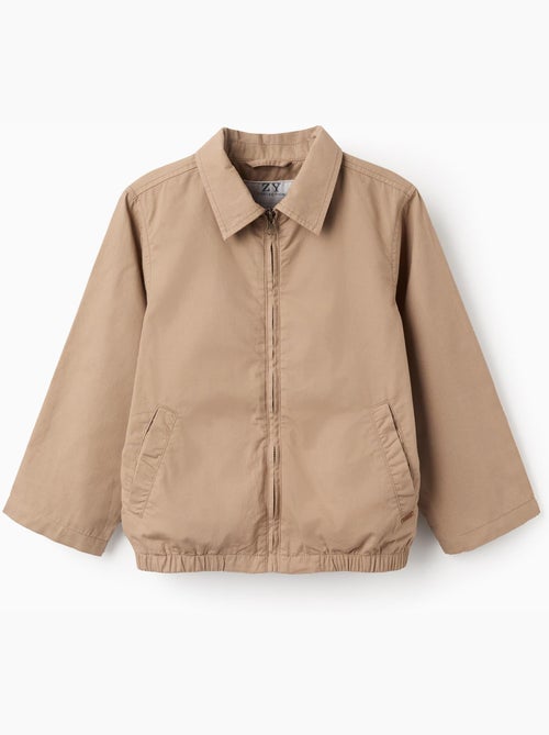 Blouson en sergé de coton avec poches - Kiabi