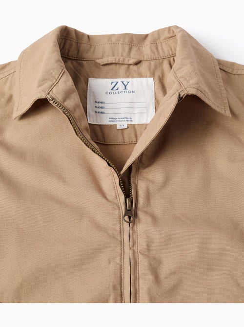 Blouson en sergé de coton avec poches - Kiabi